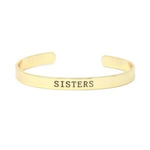 "SISTERS" CUFF BRACELET